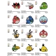 12 Angry Birds Embroidery Designs Collections 09